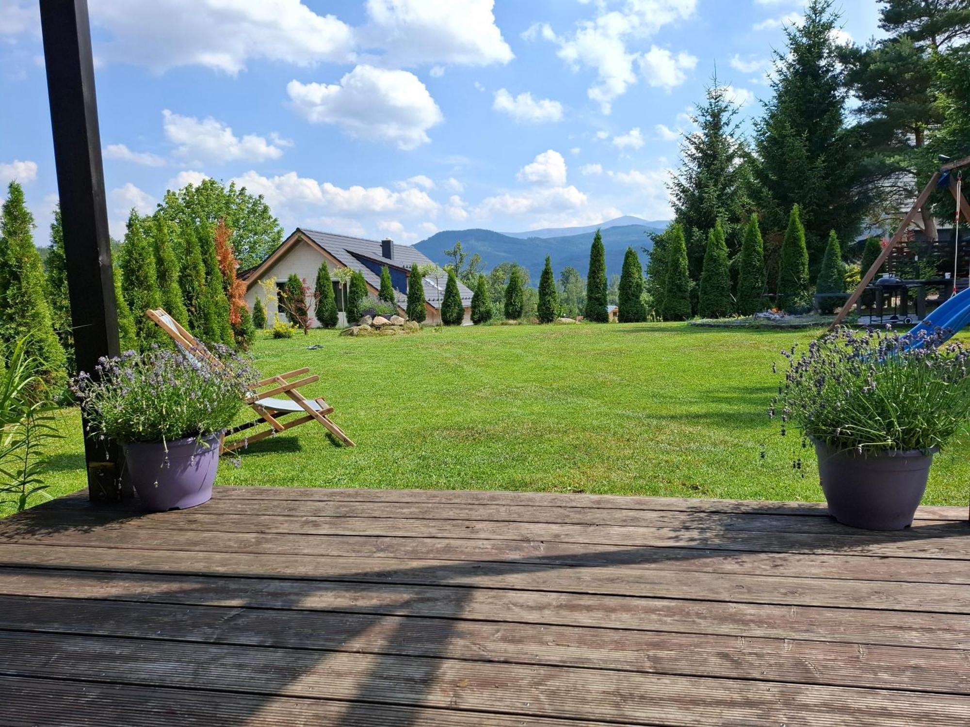 Dom Ukromki Z Kominkiem I Widokiem Na Sniezke Sosnówka Exterior foto
